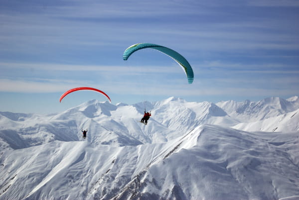 A view from a paragliding adventure