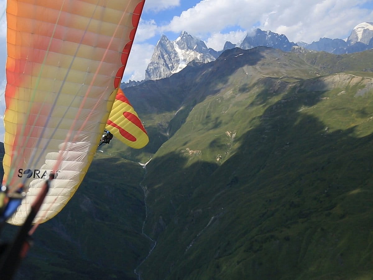 Paragliding photograph